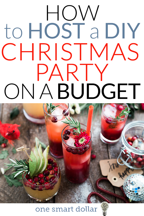 Are you hosting a Christmas party this year? Here are some helpful tips on how to host a DIY Christmas party on a budget. #Christmas #Party #DIY #ChristmasParty