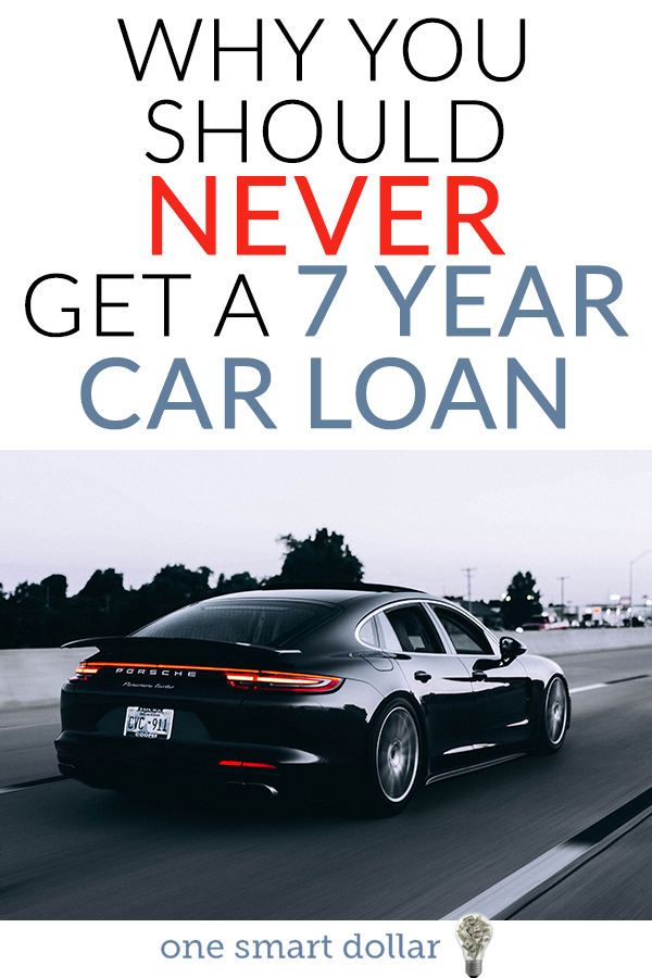 Have you been thinking about lowering your monthly car payment with a seven year loan? You might want to think twice about that idea. #AutoLoan #CarLoan #Debt #MoneyMatters