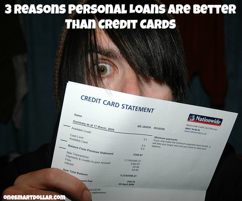 3 Reasons Personal Loans are Better Than Credit Cards