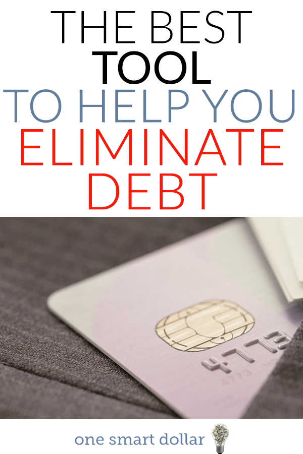 If you have debt, this is the best tool to use to become debt free. #Debt #CreditCardDebt #DebtFree #Frugality #FrugalLiving