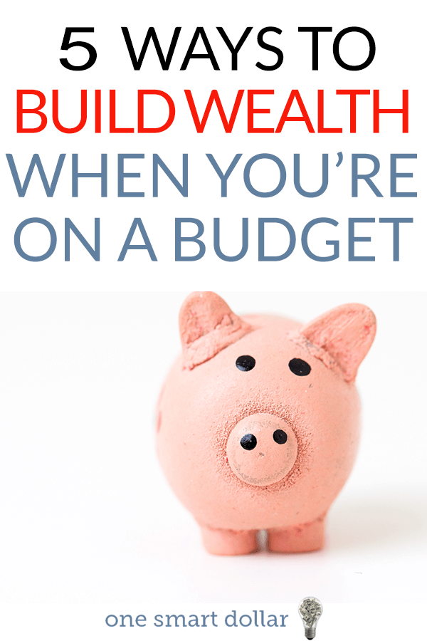 If you're on a tight budget, you might find that creating additional wealth can be difficult. Here are five ways that you can increase your wealth even when you're on a budget. #Budget #Wealth #WealthBuilding #WealthMoney