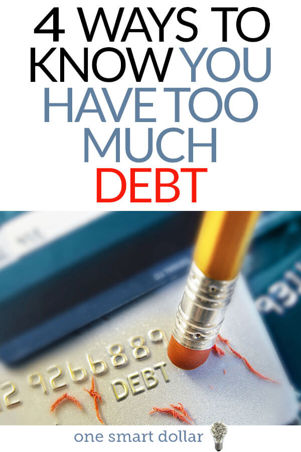 Debt can be a really terrible feeling, but how do you know when it's become a problem? Keep reading to leard some of the warning signs. #Debt #DebtManagement #DebtPayoff #DebtFree