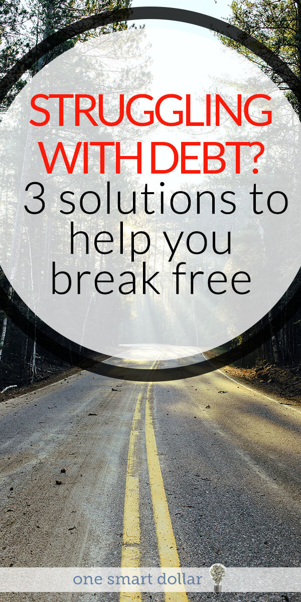Are you struggling to get out of debt? Here are three solutions that will help you break free in no time. #Debt #DebtPayoff #DebtFree #Howtopayoffdebt #getoutofdebt