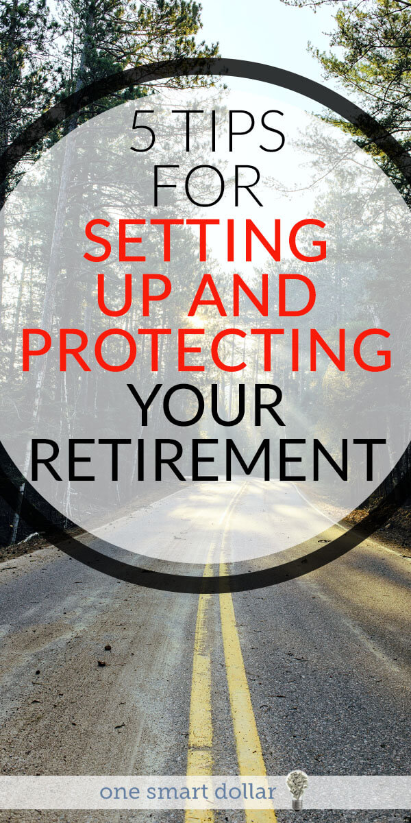 Stock market volatility can wreck havoc with your retirement savings. Here are some tips for how you can set up and protect your retirement savings. #Retirement #401k #Savings #MoneyTips