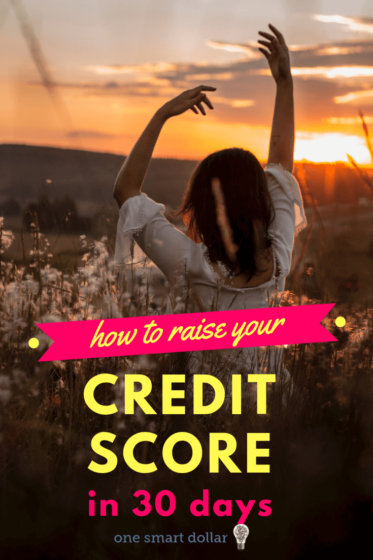 Is your credit score lower than you'd like it to be? Don't worry because with a little hard work you can get it up in no time. We walk you through how you can see an improvement in just 30 days. #CreditScore #CreditScoreTips #DebtPayoff #DebtFreeTips #HowToPayOffDebt