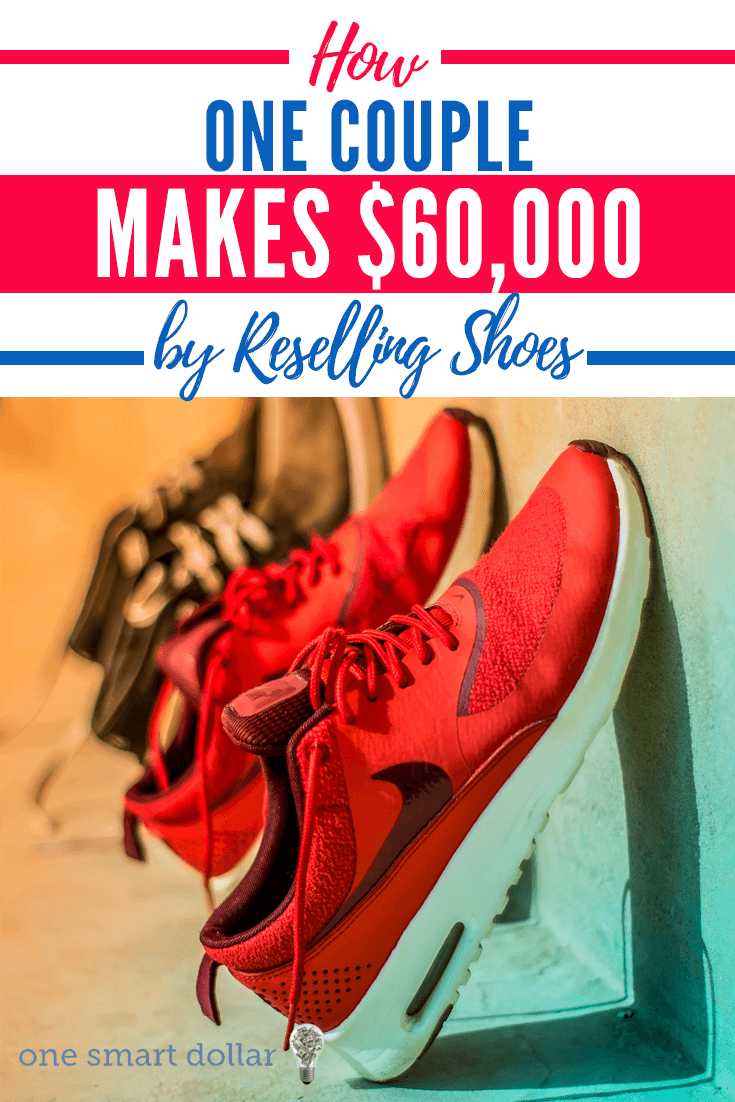 Is this the year you find alternative ways to make money? Here is a story about how one couple has found a way to earn money by reselling shoes. Last year they brought in over $60,000. #CashMoney #MakeMoney #MoneyHacks #MoneyBags #SideHustles