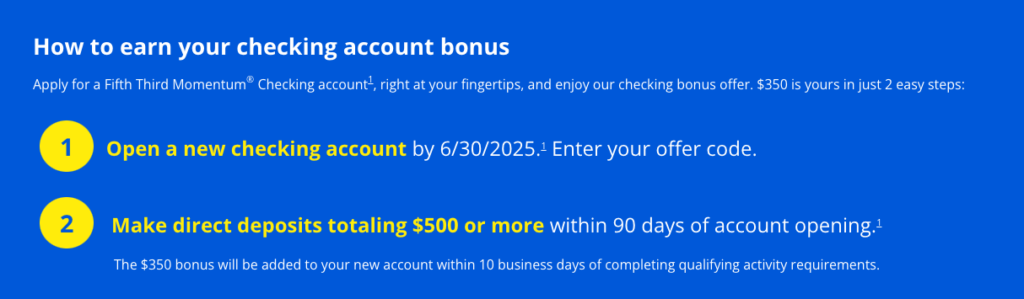 Fifth Third bonus